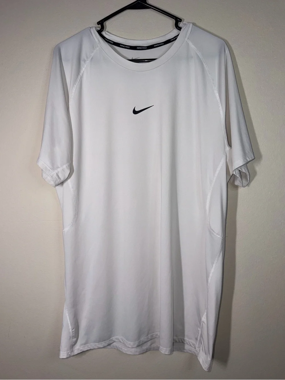 Nike Men’s White Dri-FIT Short Sleeve Training Shirt